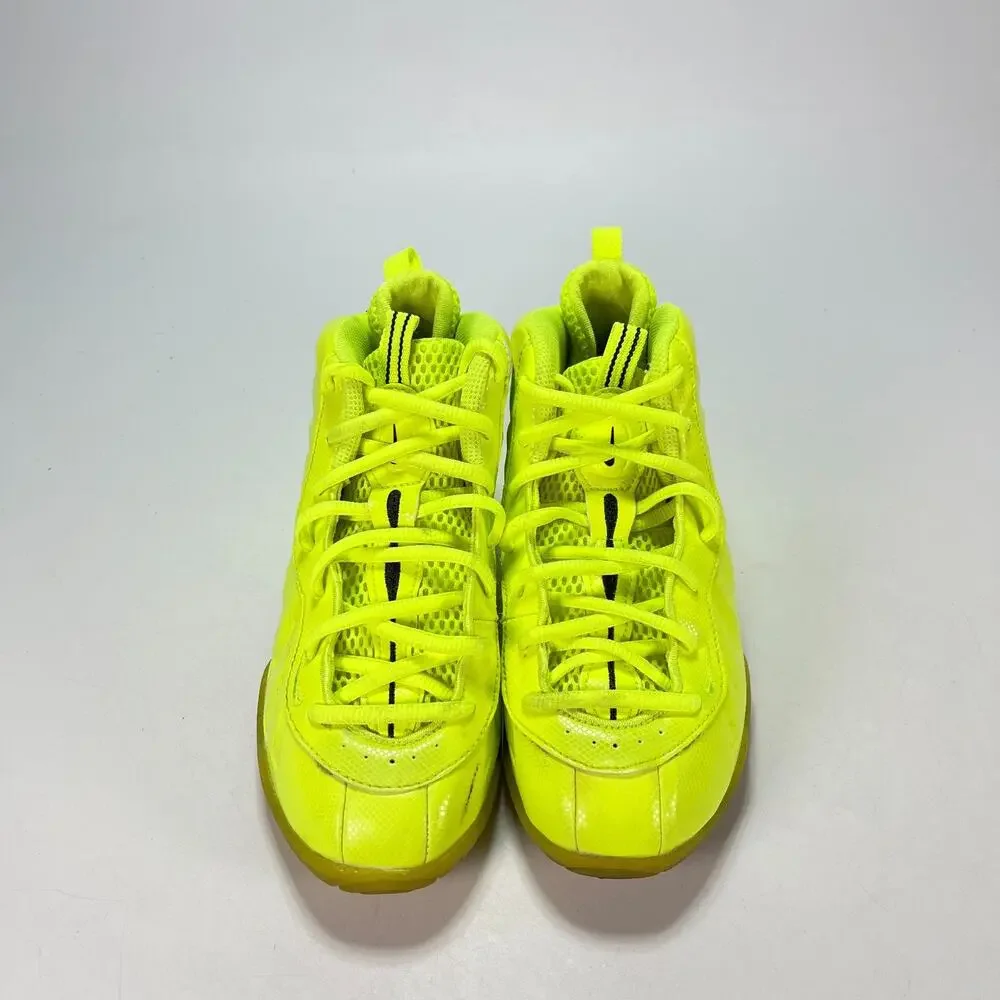 Nike Air Foamposite Pro Volt Neon Yellow Sneakers 843755-702 Youth Size 2.5Y